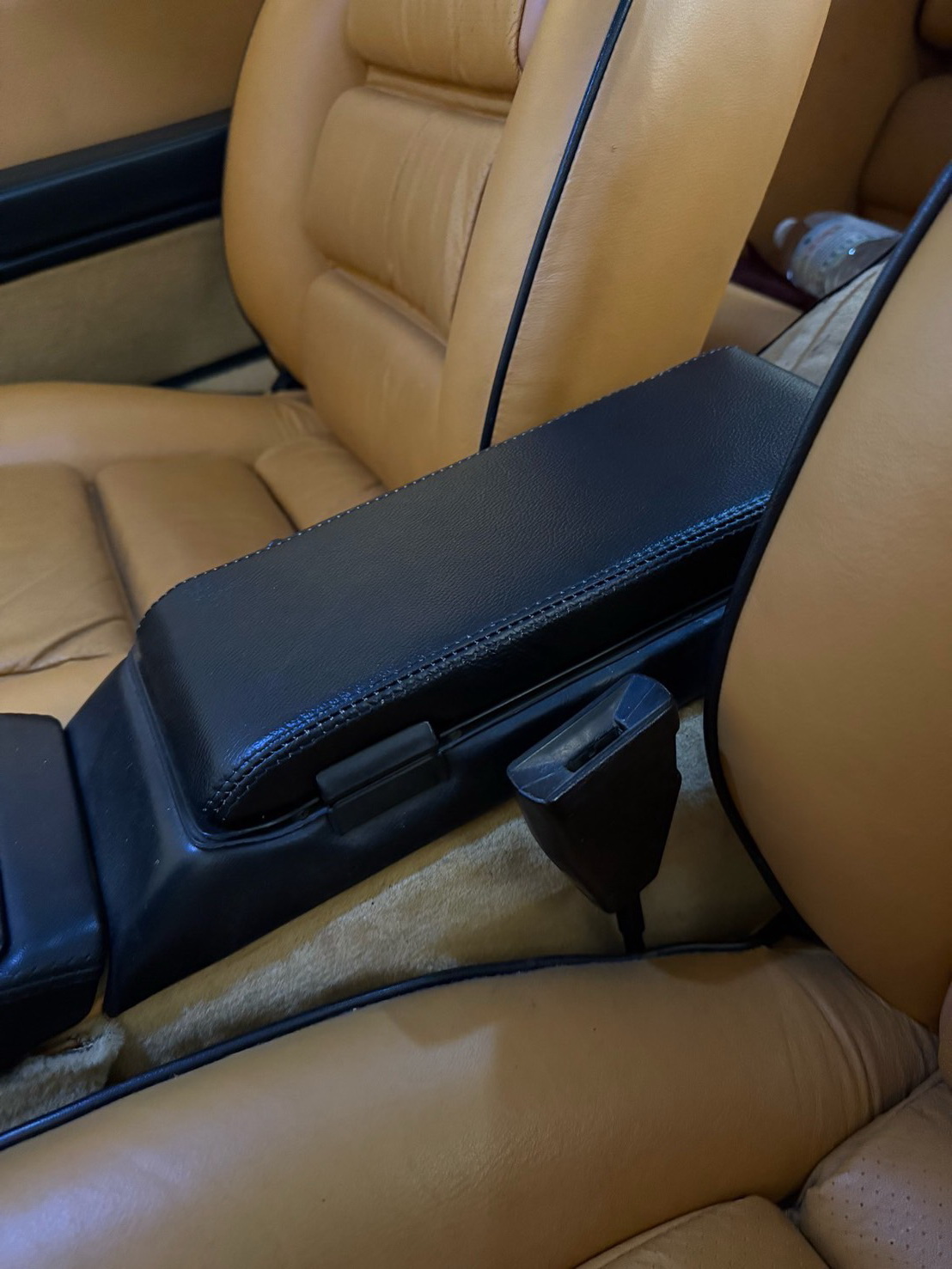 Genuine Leather Console Lid for Porsche 928, 944, and 924 (US Factory Height)